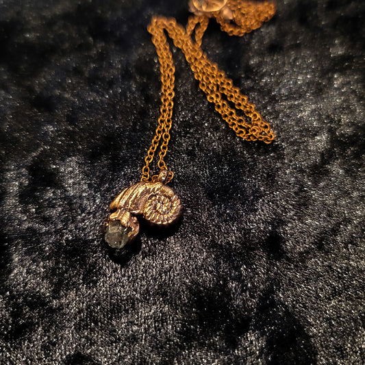 Herkimer Diamond Nautilus