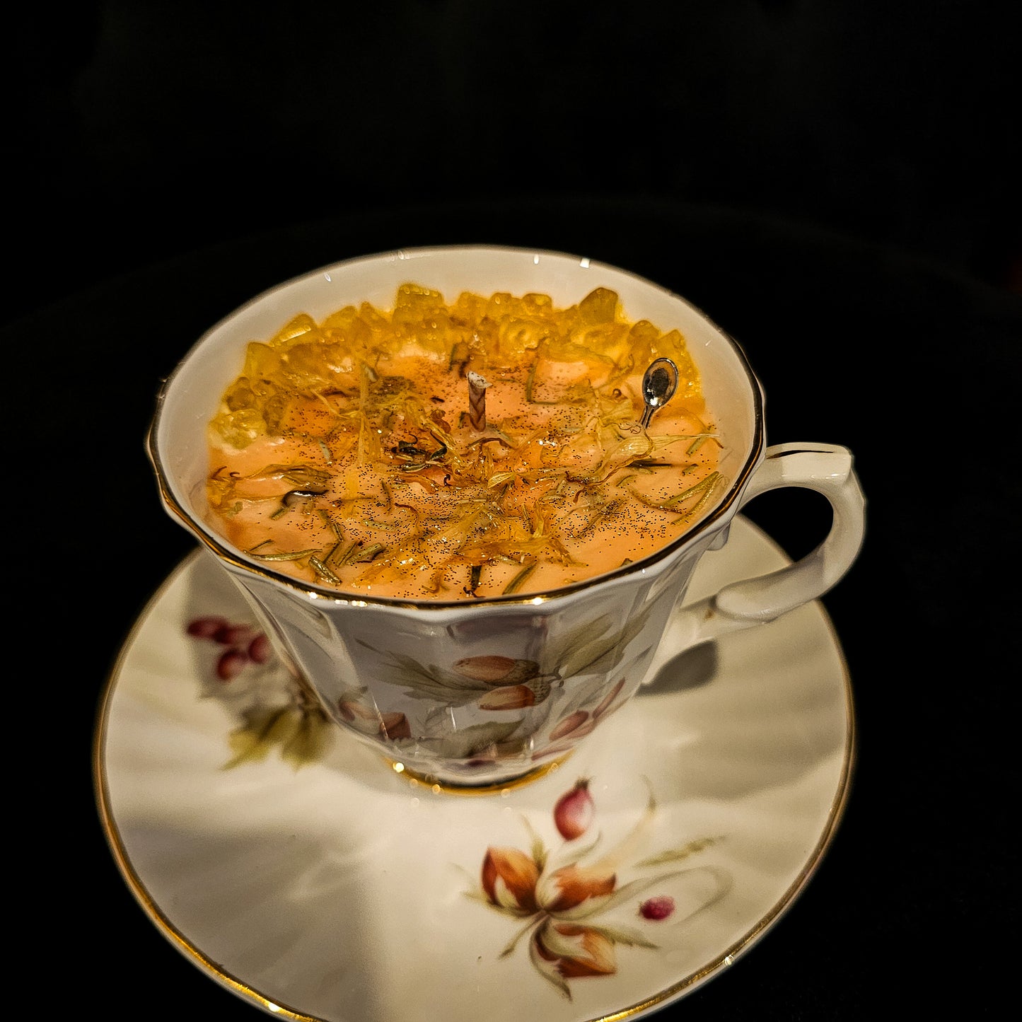 Teacup Candle of Motivation - Chai Tea