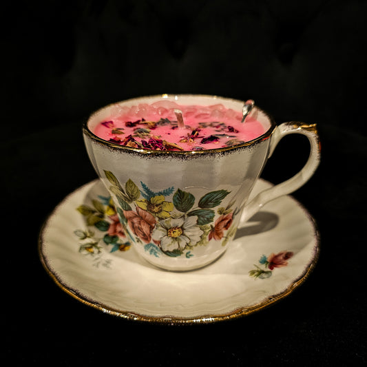 Teacup Candle of Love - Plumeria