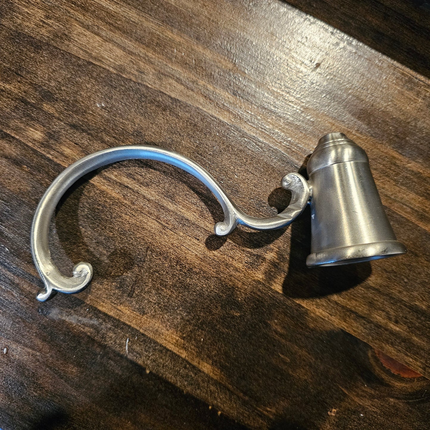 Pewter-Plated Candle Snuffer