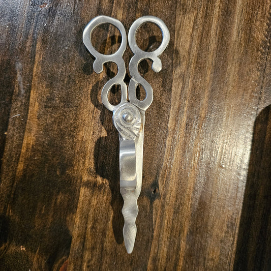 Pewter-Plated Candle Snuffer Scissors