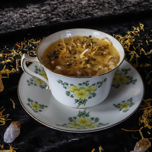 Teacup Candle of Joy - Honey Amber