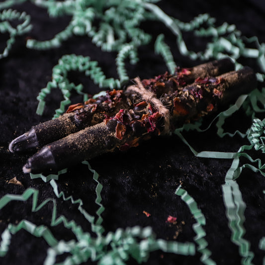 Protection Spell Candle - Banishing, Binding, Shadow Work, Communing with the Dead