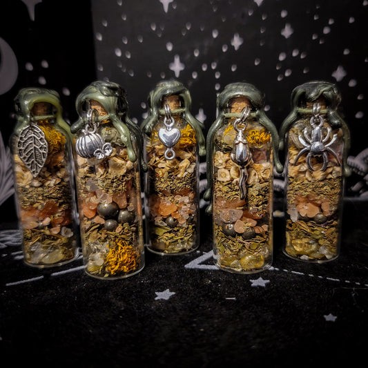 Spell Jar - Safe Travels/Good Luck - Witch Bottle for Traveling, Finding Fortune