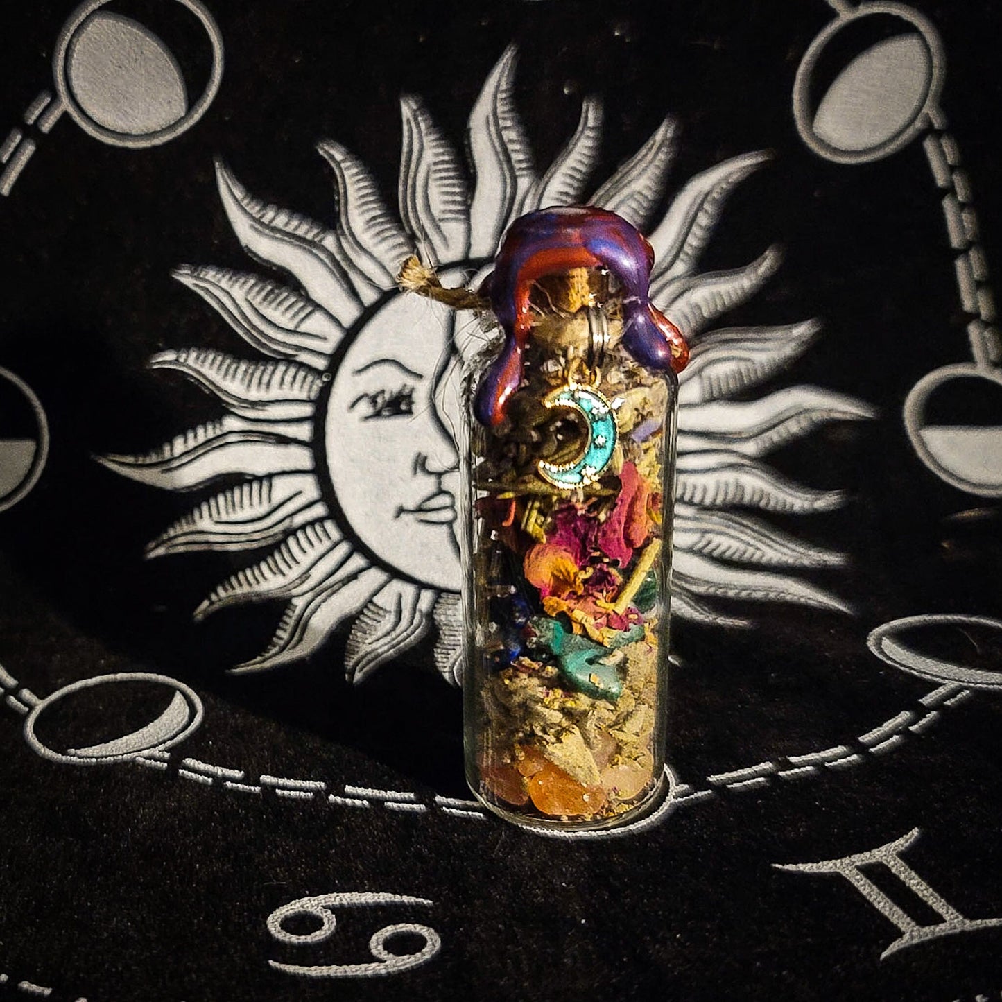 Spell Jar - Inner Strength - Witch Bottle for Self Empowerment, Positivity, & Self Confidence