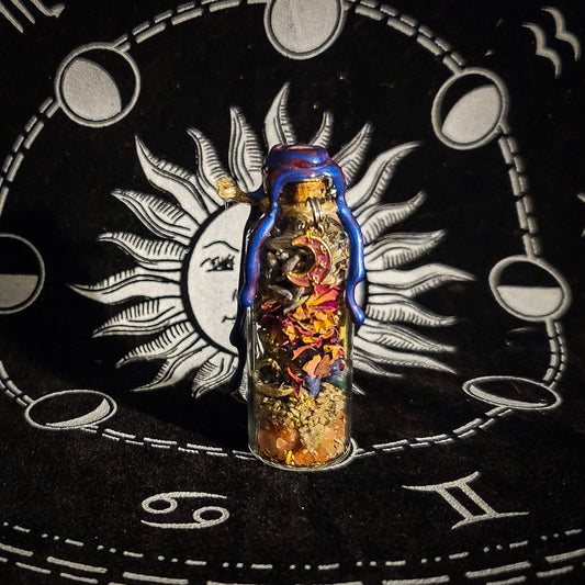 Spell Jar - Inner Strength - Witch Bottle for Self Empowerment, Positivity, & Self Confidence