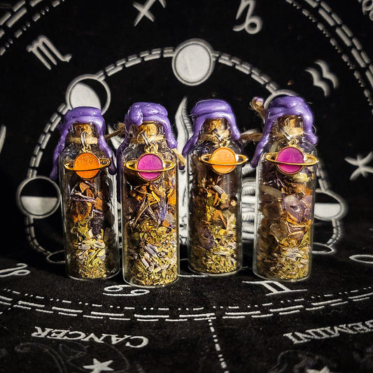 Spell Jar - Third Eye - Inner Truth - Witch Bottle for Clairvoyance, Divination, and Knowledge