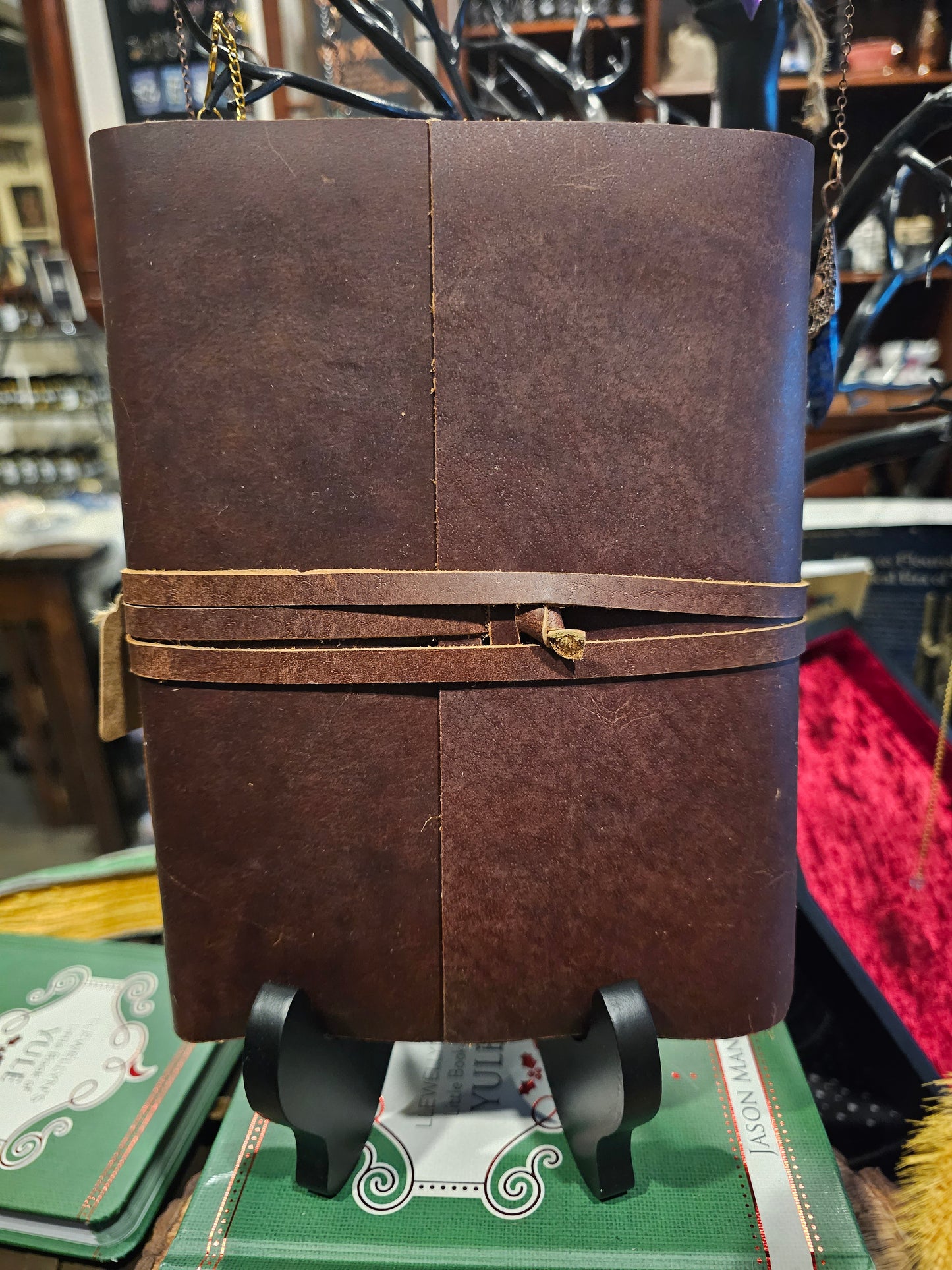 Brown Leather Strap Spellbook