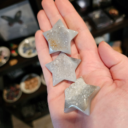 Druzy Crystal Star