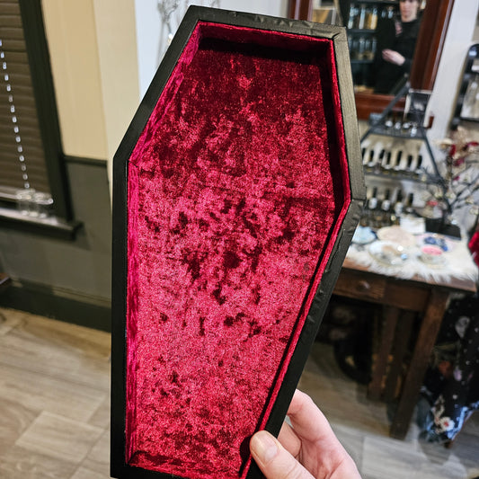 Velvet Coffin Trinket Tray (40% off)