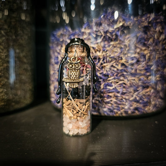 Spell Jar - Shadow Work - Witch Bottle for Approaching Shadow Self, Working through Trauma & Grief, and Staying Mindful