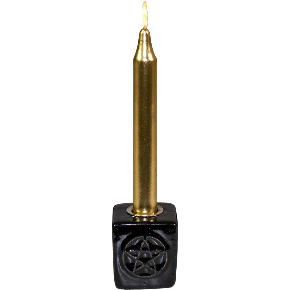 Chime Candle Holder Cube - Pentacle