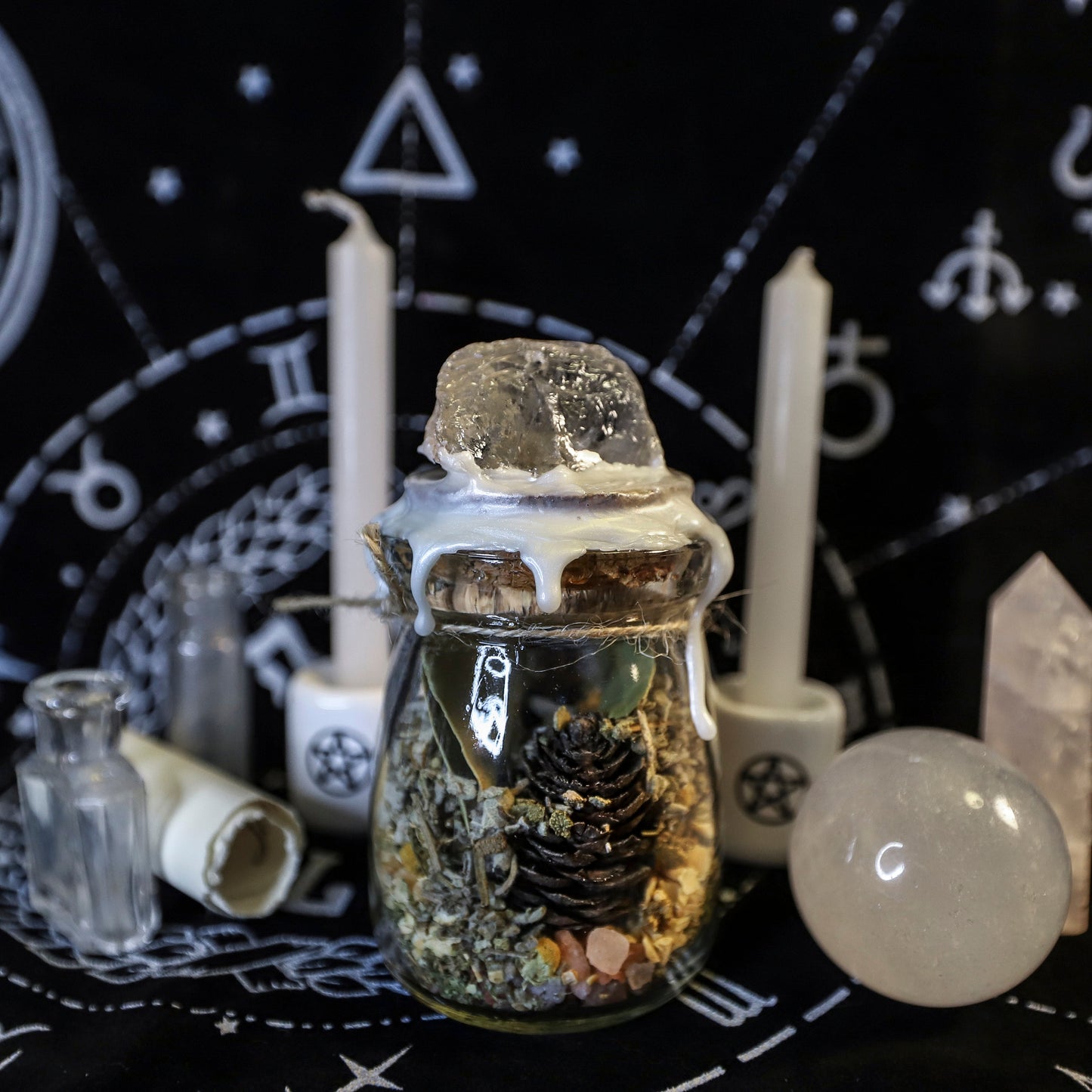 Spell Jar - Health & Purity - Witch Bottle for Cleansing