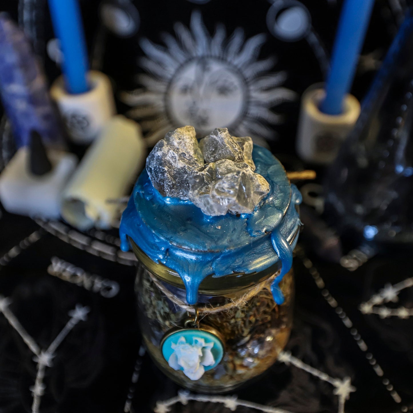 Spell Jar - Anti-Anxiety - Calming Witch Bottle for Stress