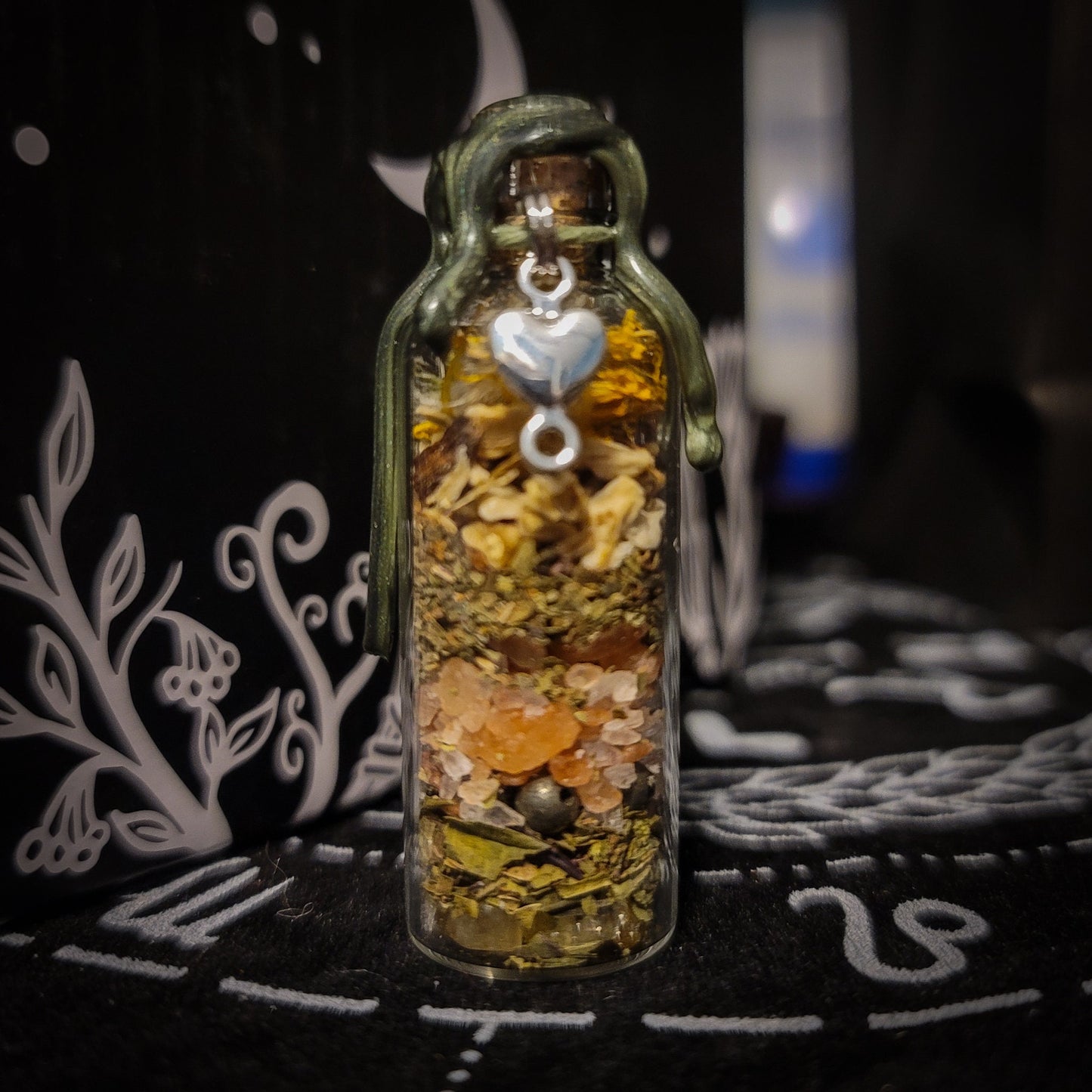 Spell Jar - Safe Travels/Good Luck - Witch Bottle for Traveling, Finding Fortune