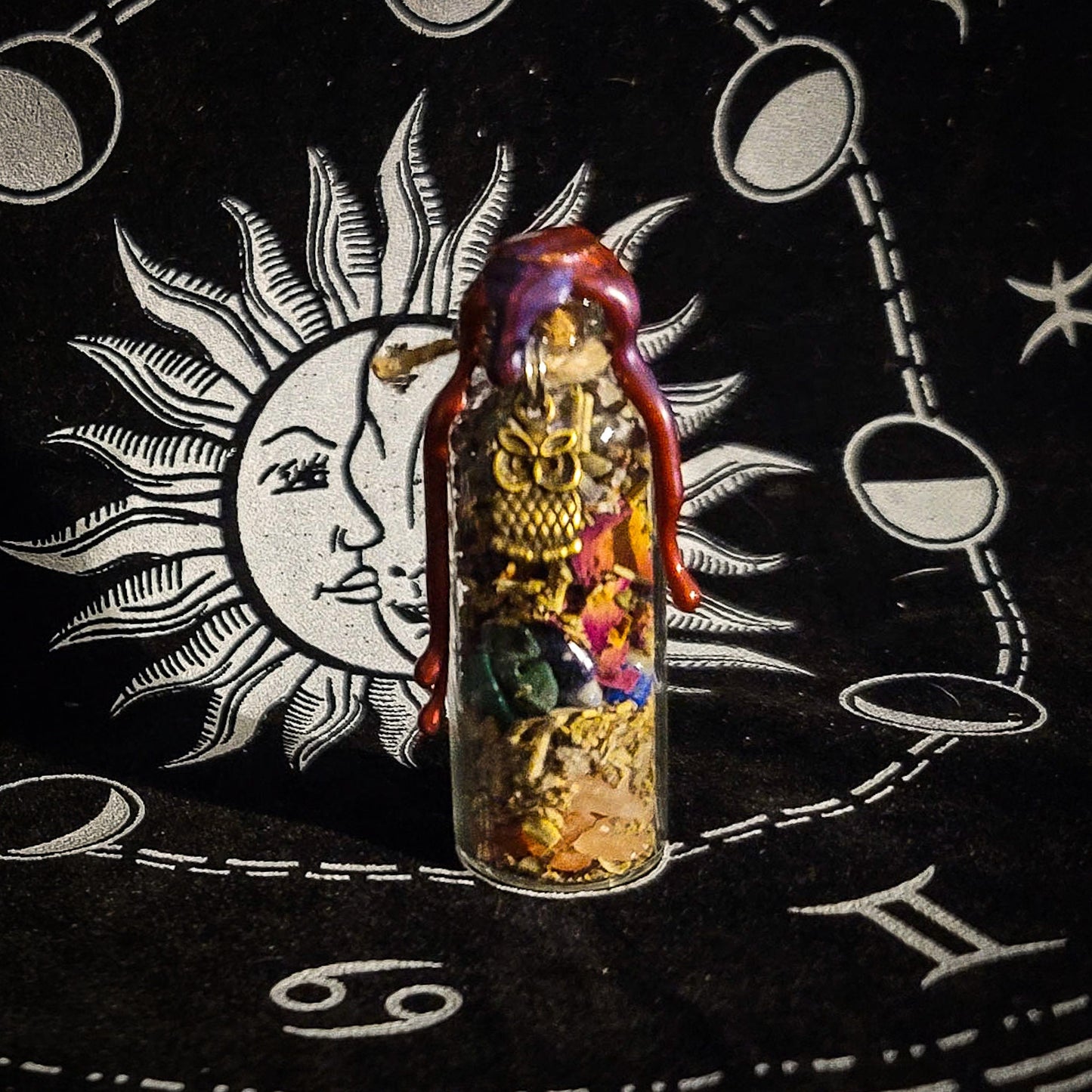 Spell Jar - Inner Strength - Witch Bottle for Self Empowerment, Positivity, & Self Confidence