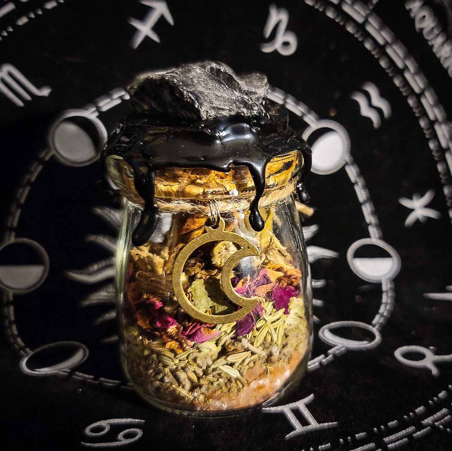 Spell Jar - Protection - Witch Bottle for Shielding, Banishing & Glamour