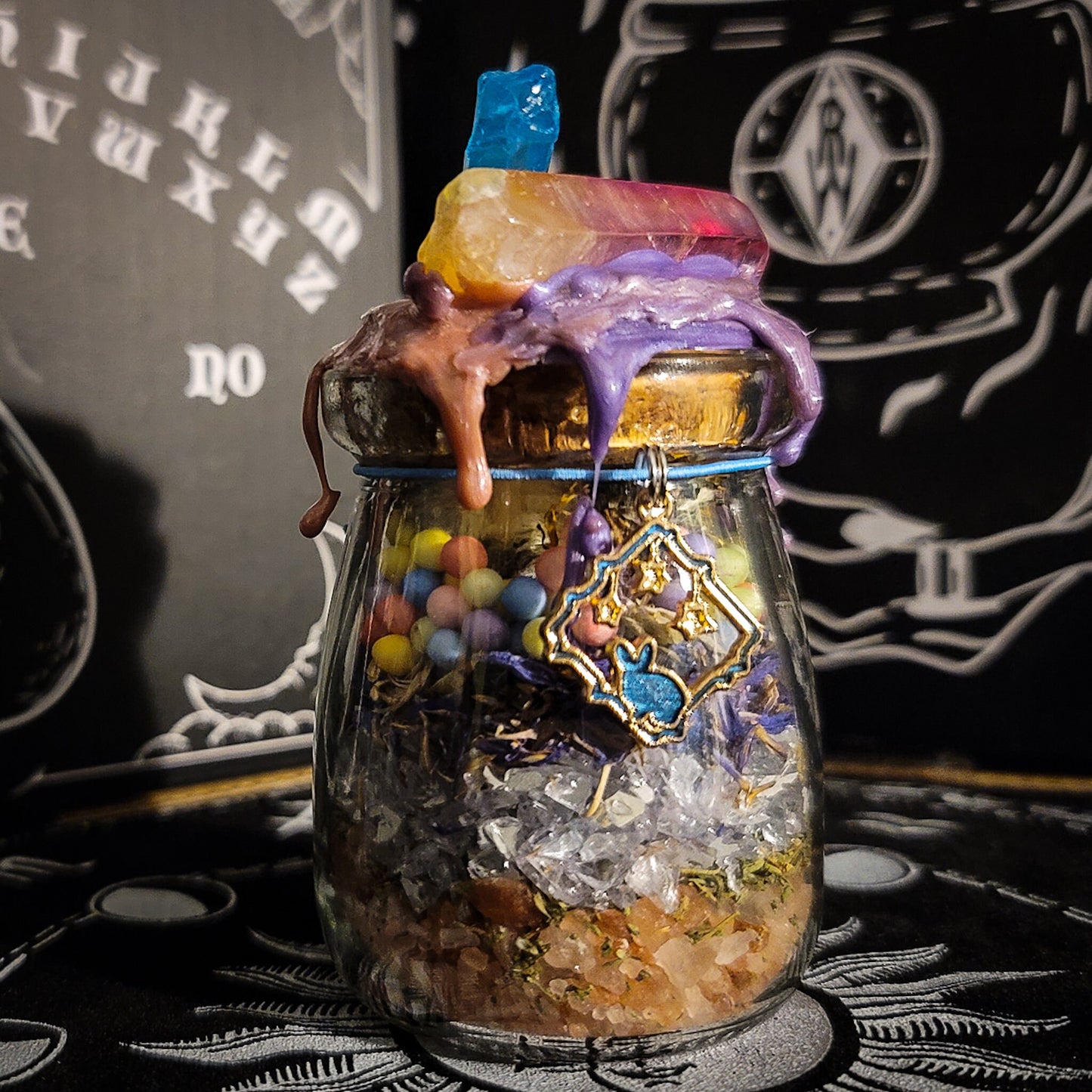 Spell Jar - Unicorn - Power, Potential, & Pride Witch Bottle